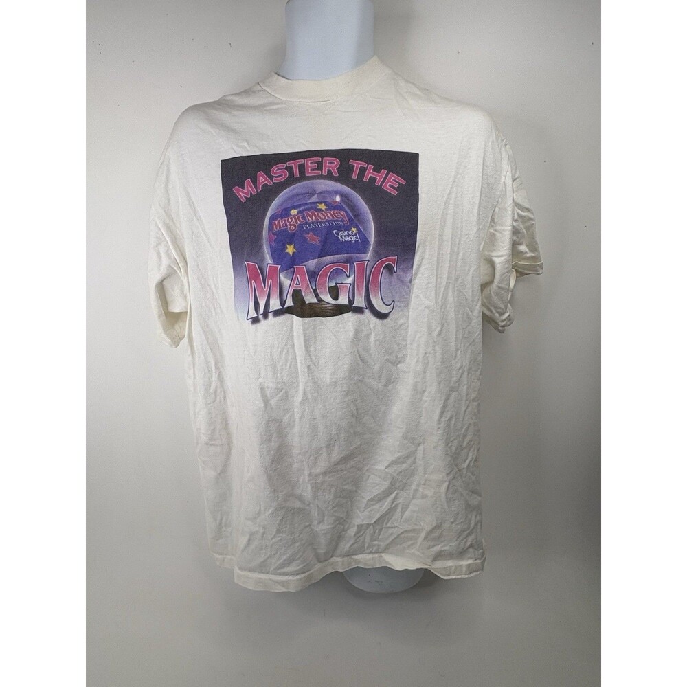 Vintage Casino Magic Master The Magic XL T Shirt Biloxi Mississippi
